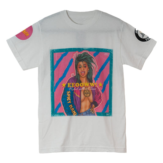 80s Cardi B Crewneck T - Shirt - HellaThrifty